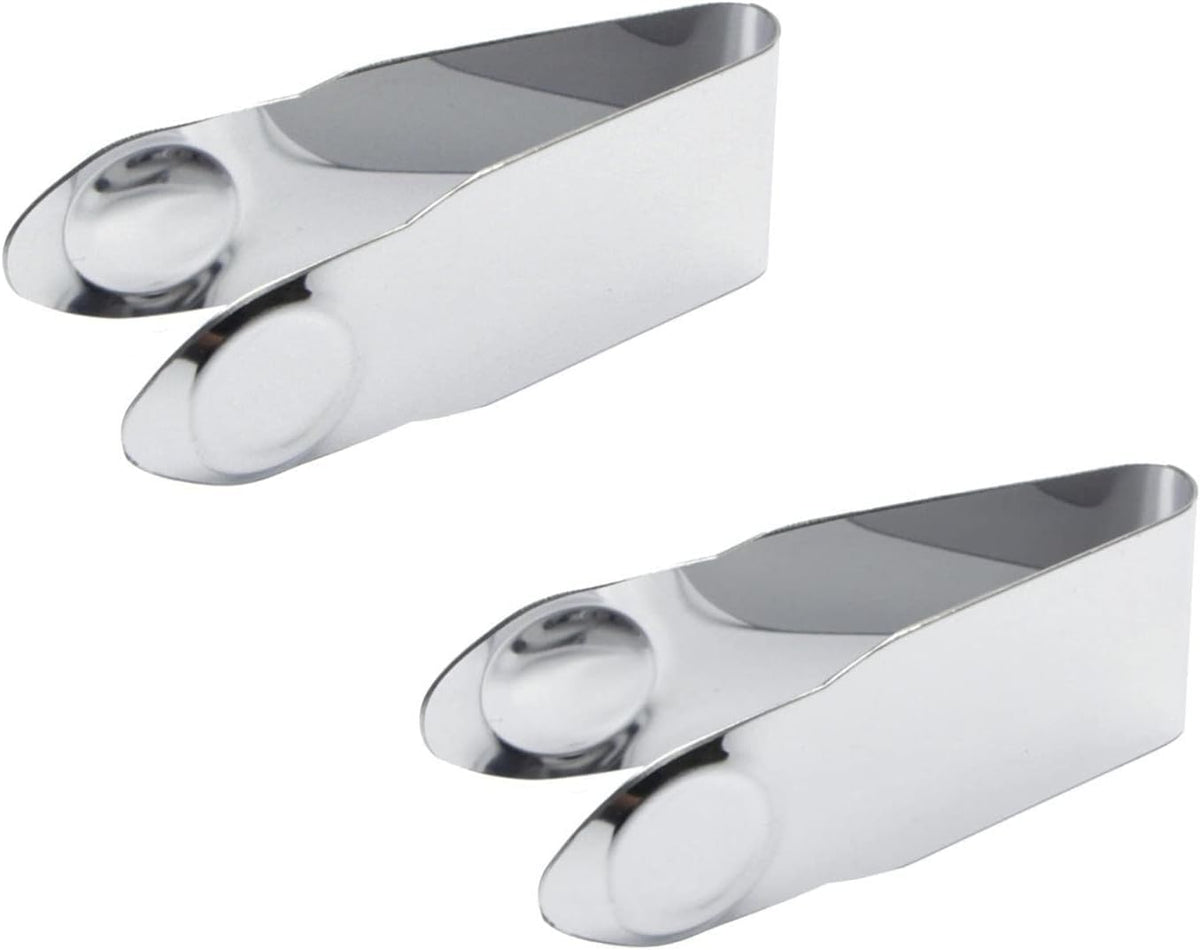 2PCS Silver Stainless Steel Strawberry Huller Fruit Stem Remover Home Kitchen Tools for Cherry Tomato, Silver, 3.35 x 1.46 x 1.3 inches, Fruit and Vegetable Corers
