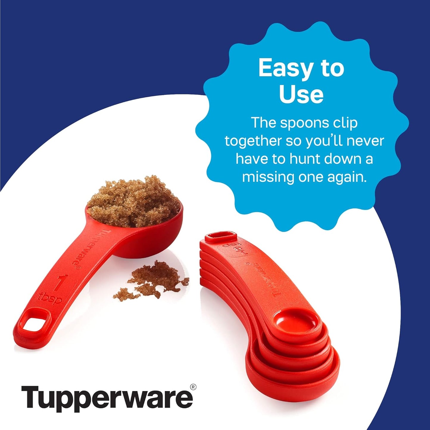 Brand Measuring Mates Set - 6 Measuring Cups + 6 Spoons - Dishwasher Safe & BPA Free