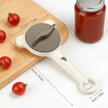 Multifunctional Retractable Bottle Opener, Jar Opener Bottle Opener
