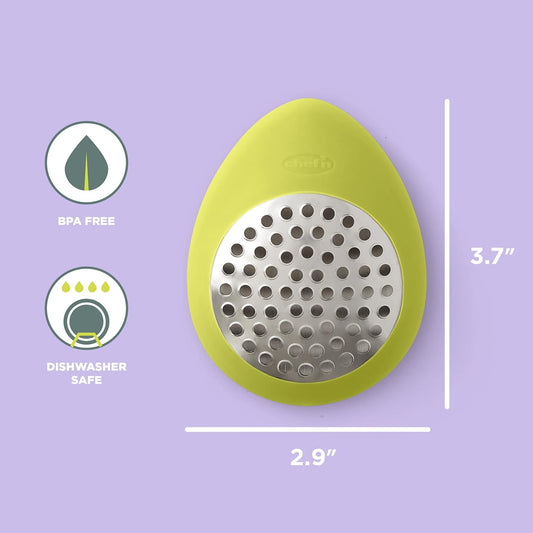 Peel 'n Grate Ginger Peeler and Grater,Green