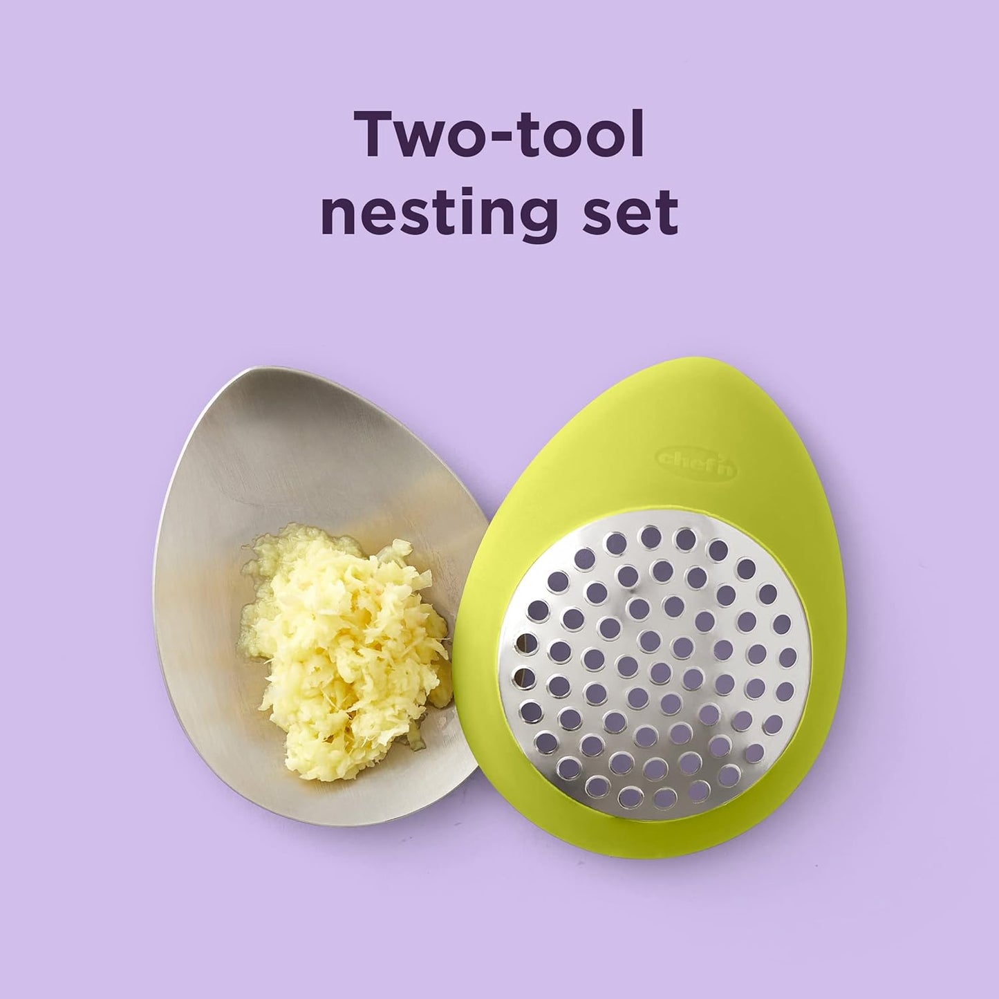 Peel 'n Grate Ginger Peeler and Grater,Green