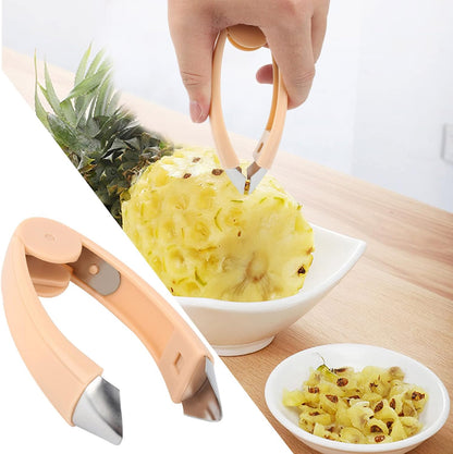 Pineapples Corer, 4.72 * 2.95 * 0.78in Strawberry Corer Tool, Tomato Corers Tool Suitable for Strawberry Stem, Potato Eyes, Radish Heads