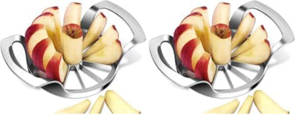 Heavy Duty Apple Cutter Corer, Large 12-Blade Stainless Steel Fruit Slicer