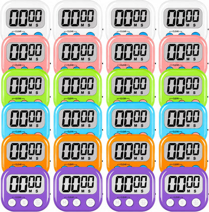 Classroom Timers for Kids Classroom Magnetic Digital Kitchen Timers for Cooking Teachers Gym Game 6 Pcs