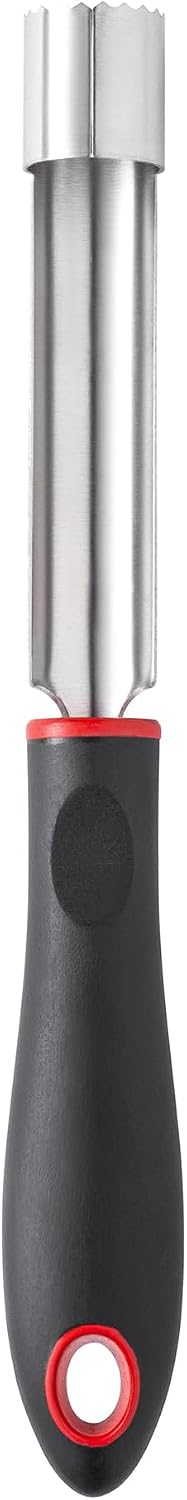 Apple Corer, Professional Japanese Stainless Steel Blade For Extracting Cores From Apples and Pears, Ergonomic Soft-Grip Handle