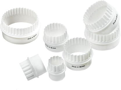 Deluxe 7-Piece Cutter Set, White