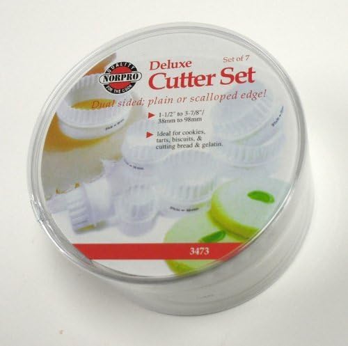 Deluxe 7-Piece Cutter Set, White