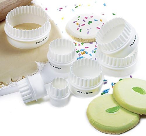 Deluxe 7-Piece Cutter Set, White