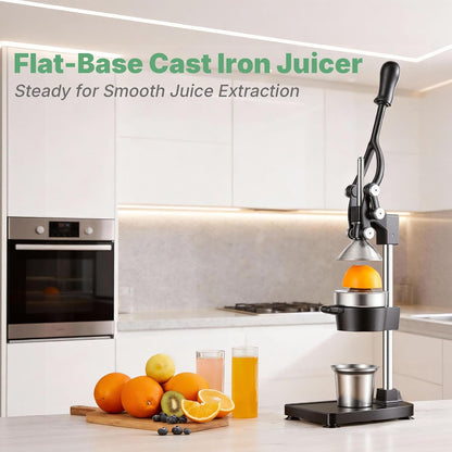 Cast Iron Manual Juicer For Orange Lemon Lime Pomegranate &Citrus