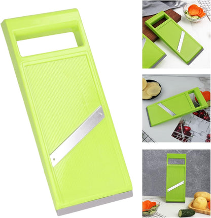 Mandoline Food Slicer, Kitchen Slicer for Potatoes, Onions, Stainless Steel Spice Chopper