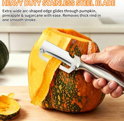 Heavy Duty Peeler-Zero‑Flex, Low‑Noise Blade for Hard‑Skin Produce