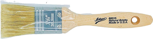 60015 Pastry Brush - 1.5 Inch Natural Wood Boar Bristles Made in the USA - Kitchen Pastry Basting Brush