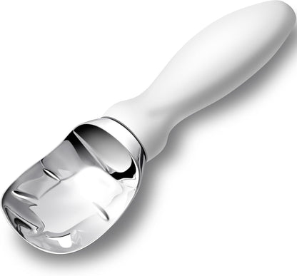 Ice Cream Scoop Stainless Steel with Comfortable Handle, Ice Cream Scooper Heavy Duty, Ice Cream Spade Great for Spooning Frozen Hard Gelato and Sorbet, Cookie Dough, Melon, Purple