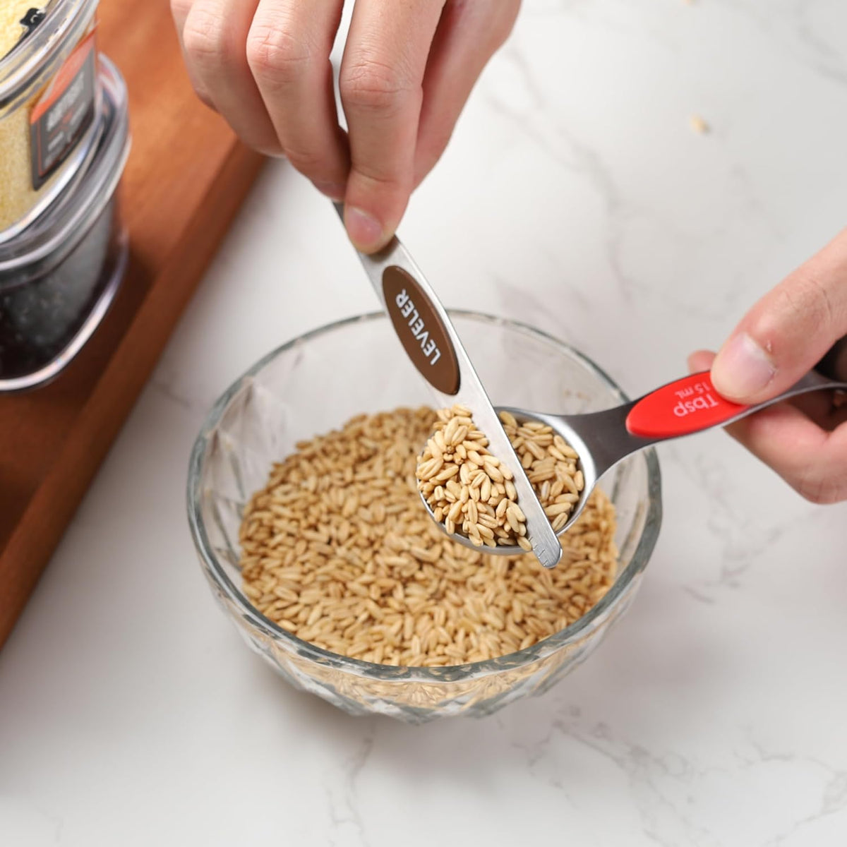 Magnetic Measuring Cups&Spoons Measuring Cup Double Sided Measuring Spoon