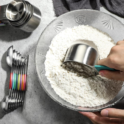 Magnetic Measuring Cups&Spoons Measuring Cup Double Sided Measuring Spoon