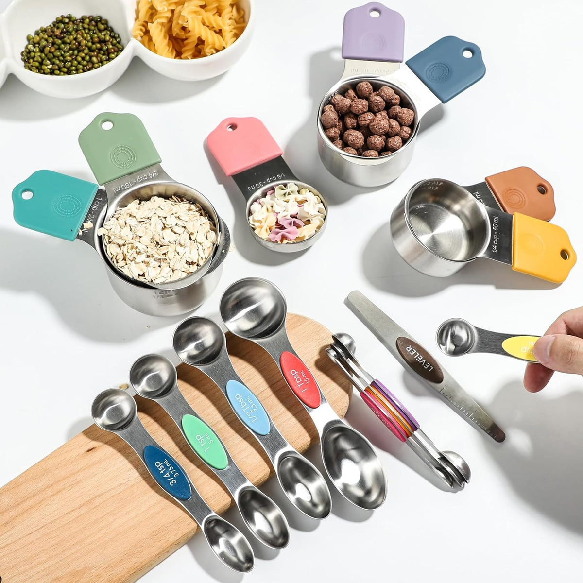Magnetic Measuring Cups&Spoons Measuring Cup Double Sided Measuring Spoon