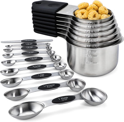 Magnetic Measuring Cups&Spoons Measuring Cup Double Sided Measuring Spoon
