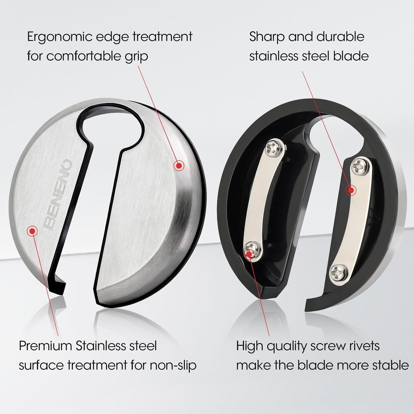 Premium Classic Wing Corkscrew Wine Opener and Bottle Opener, Silver | Durable Solid Zinc Alloy Body, Upgraded Precise Sharp-Edged Screw, Ergonomic Wing Handle with Non-Slip Grip, Multifunctional