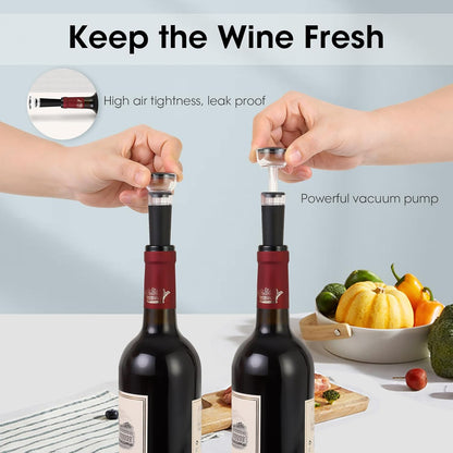 Premium Classic Wing Corkscrew Wine Opener and Bottle Opener, Silver | Durable Solid Zinc Alloy Body, Upgraded Precise Sharp-Edged Screw, Ergonomic Wing Handle with Non-Slip Grip, Multifunctional