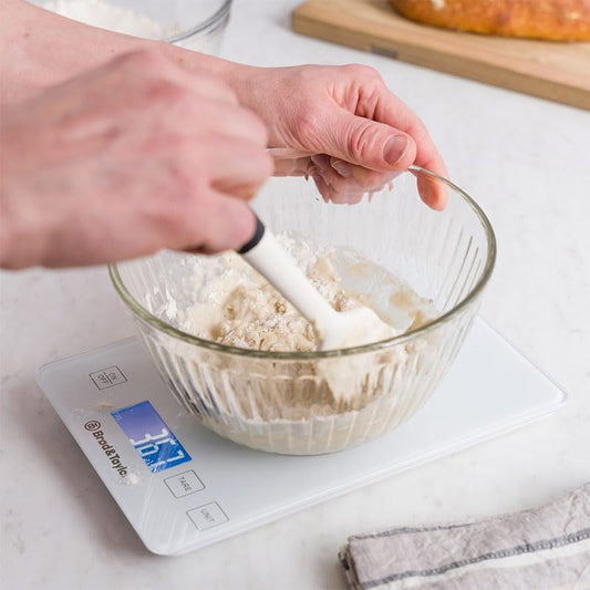 High Capacity Baking & Kitchen Scale (Weighs up to 33lbs/15kg of Ingredients), 1-Gram Precision, Five Unit Options, 5-Minute Display, Batteries Included