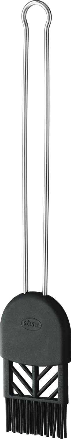 Rösle Stainless Steel & Silicone Pastry Brush, 1.8-inch