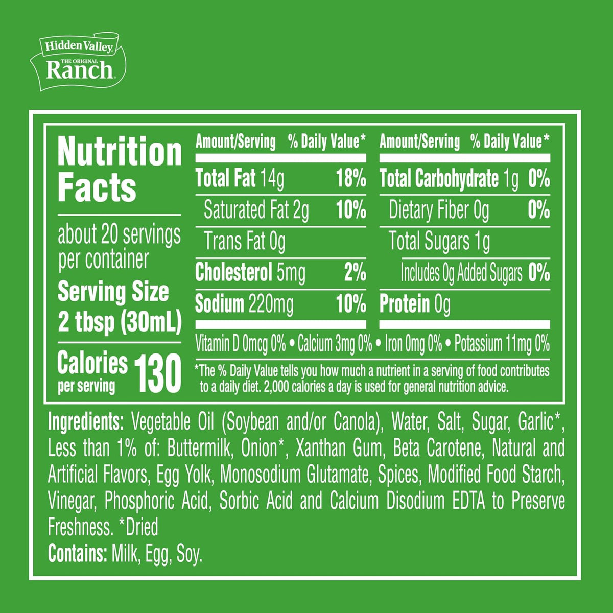 Buffalo Ranch Dressing, 20 FZ