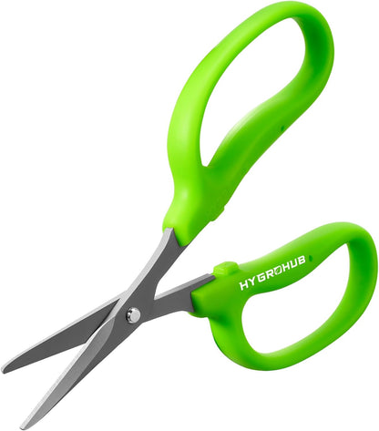 Garden Scissors, 6-in Curved Blade Pruning Shears, Non-Stick Coated Steel