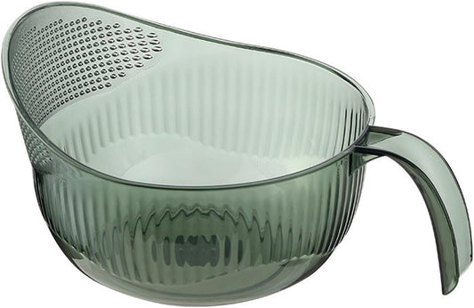 Functional Rice Washing Colander Efficient Draining Bowl Practical Sink Basket PET Suitable for Washing Rice