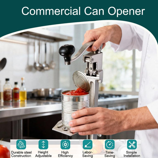 Commercial Can Opener Heavy Duty Industrial Can Opener for Big Cans Manual Can Opener for 11100
