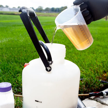 One Gallon 128oz Measure Pitcher - Convenient Conversion Chart - Strong Food Grade - Great for Lawn, Chemicals Pool, Ag, Lye, Home Hobbies, Motor Oil, Fluids - Precision Products, Made in USA