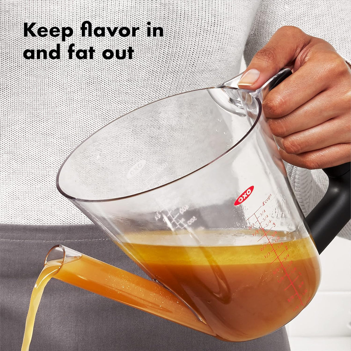 Good Grips 4 Cup Fat Separator, Clear