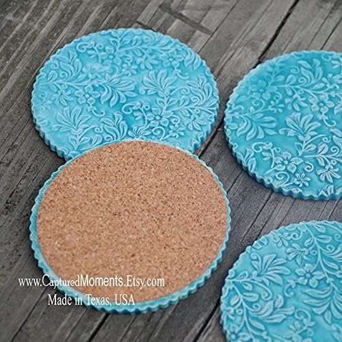 FLORAL WREATH Embossing Rolling Pin with Flowers Pattern. Dough and Clay Roller for Embossed Cookies and Pottery. Cookie and Ceramic Stamp. Backing Gifts for Women