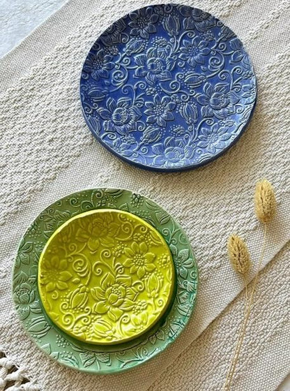 FLORAL WREATH Embossing Rolling Pin with Flowers Pattern. Dough and Clay Roller for Embossed Cookies and Pottery. Cookie and Ceramic Stamp. Backing Gifts for Women