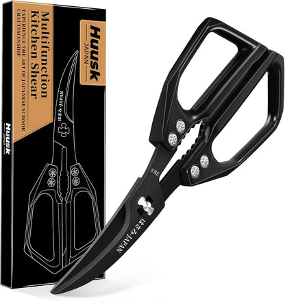 Huusk Kitchen Scissors for Food - Multifunction Kitchen Shears All Purpose