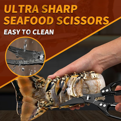 Huusk Kitchen Scissors for Food - Multifunction Kitchen Shears All Purpose