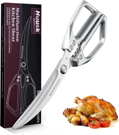 Huusk Kitchen Scissors for Food - Multifunction Kitchen Shears All Purpose