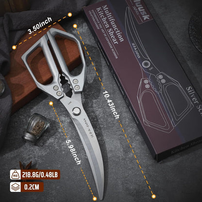 Huusk Kitchen Scissors for Food - Multifunction Kitchen Shears All Purpose