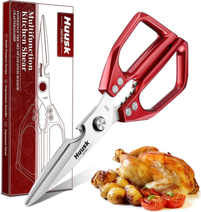 Huusk Kitchen Scissors for Food - Multifunction Kitchen Shears All Purpose