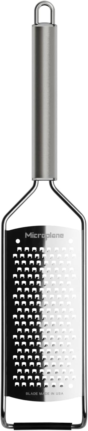 Professional Series Kitchen Grater new Coarse for Cheese, Carrot, Ginger, Coconut, Nuts and Horseradish with Stainless Steel Blades - Made in USA