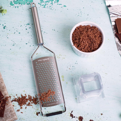 Professional Series Kitchen Grater new Coarse for Cheese, Carrot, Ginger, Coconut, Nuts and Horseradish with Stainless Steel Blades - Made in USA