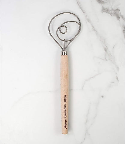 Dough Whisk, Single-Loop, 12 Inch, 18/8 Stainless Steel, For Gently Mixing Doughs, Batters, And Bread Mixes