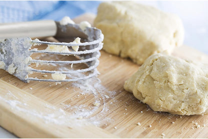 Dough Whisk, Single-Loop, 12 Inch, 18/8 Stainless Steel, For Gently Mixing Doughs, Batters, And Bread Mixes