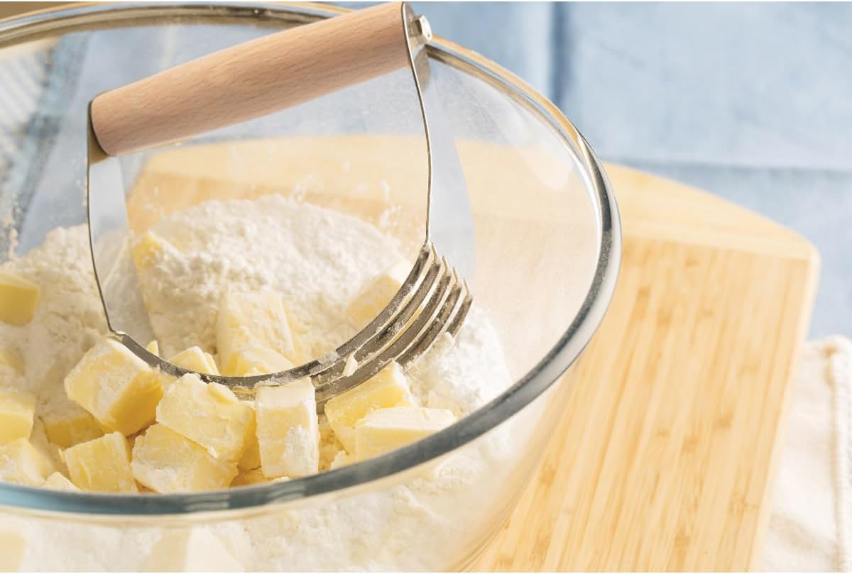Dough Whisk, Single-Loop, 12 Inch, 18/8 Stainless Steel, For Gently Mixing Doughs, Batters, And Bread Mixes