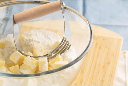 Dough Whisk, Single-Loop, 12 Inch, 18/8 Stainless Steel, For Gently Mixing Doughs, Batters, And Bread Mixes