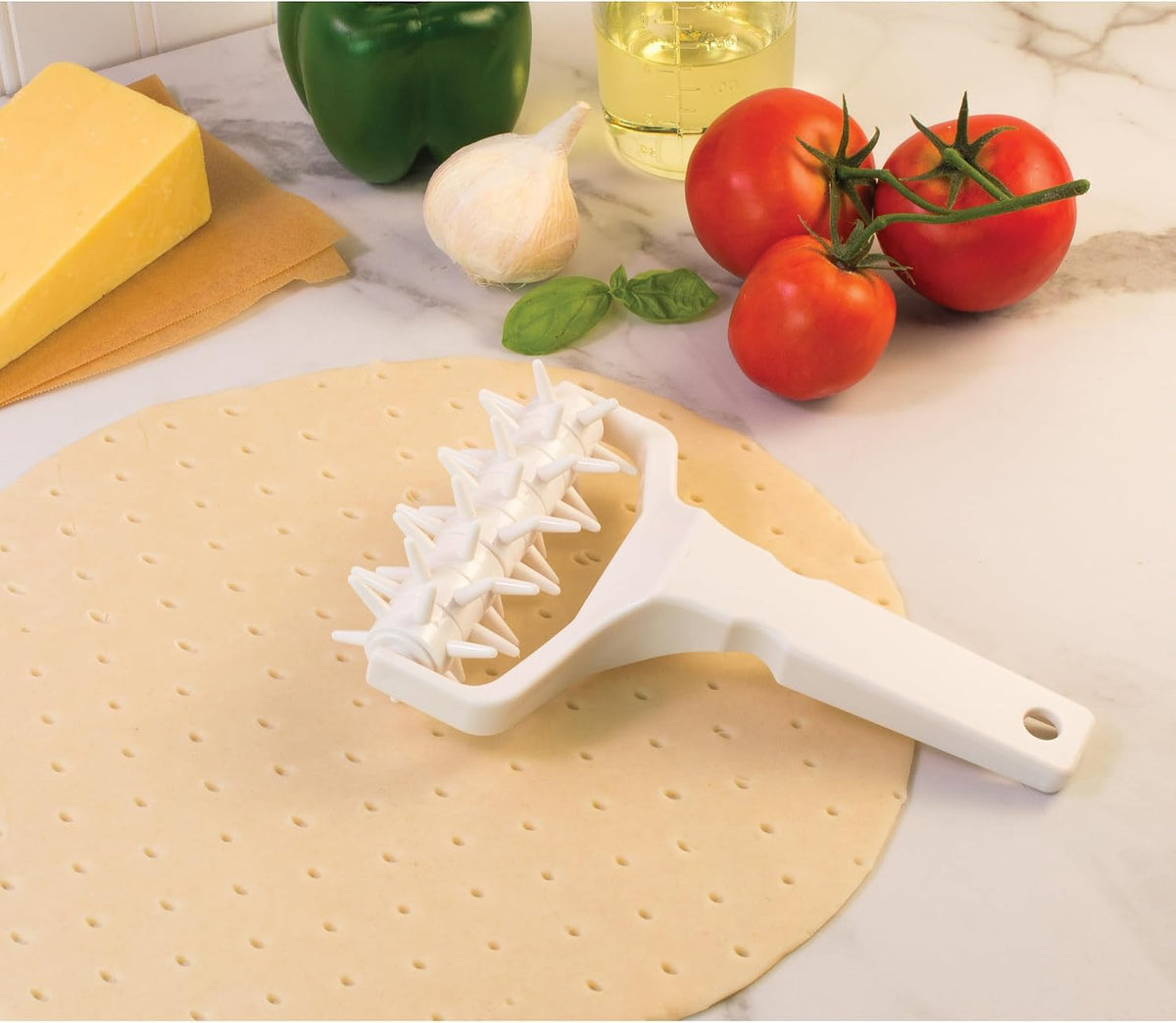 Dough Whisk, Single-Loop, 12 Inch, 18/8 Stainless Steel, For Gently Mixing Doughs, Batters, And Bread Mixes