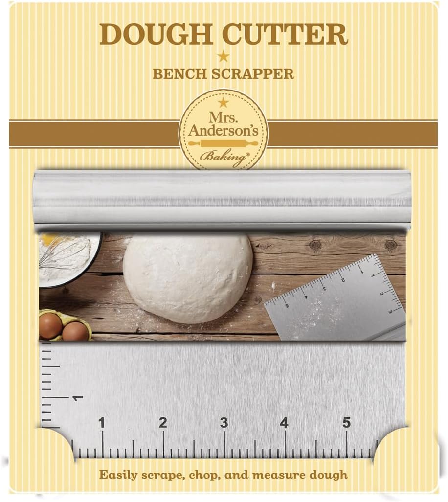 Dough Whisk, Single-Loop, 12 Inch, 18/8 Stainless Steel, For Gently Mixing Doughs, Batters, And Bread Mixes