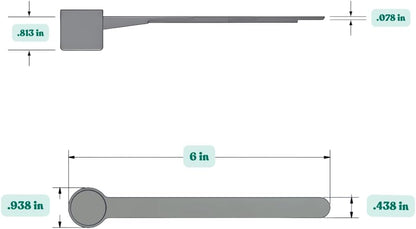 1/4 Teaspoon (1.25 mL) Long Handle Plastic Measuring Spoon for Coffee, Protein Powder, Pet Food, Spices, Grains, Dry Goods – Food-Grade BPA-Free (Pack of 1) - Colors A