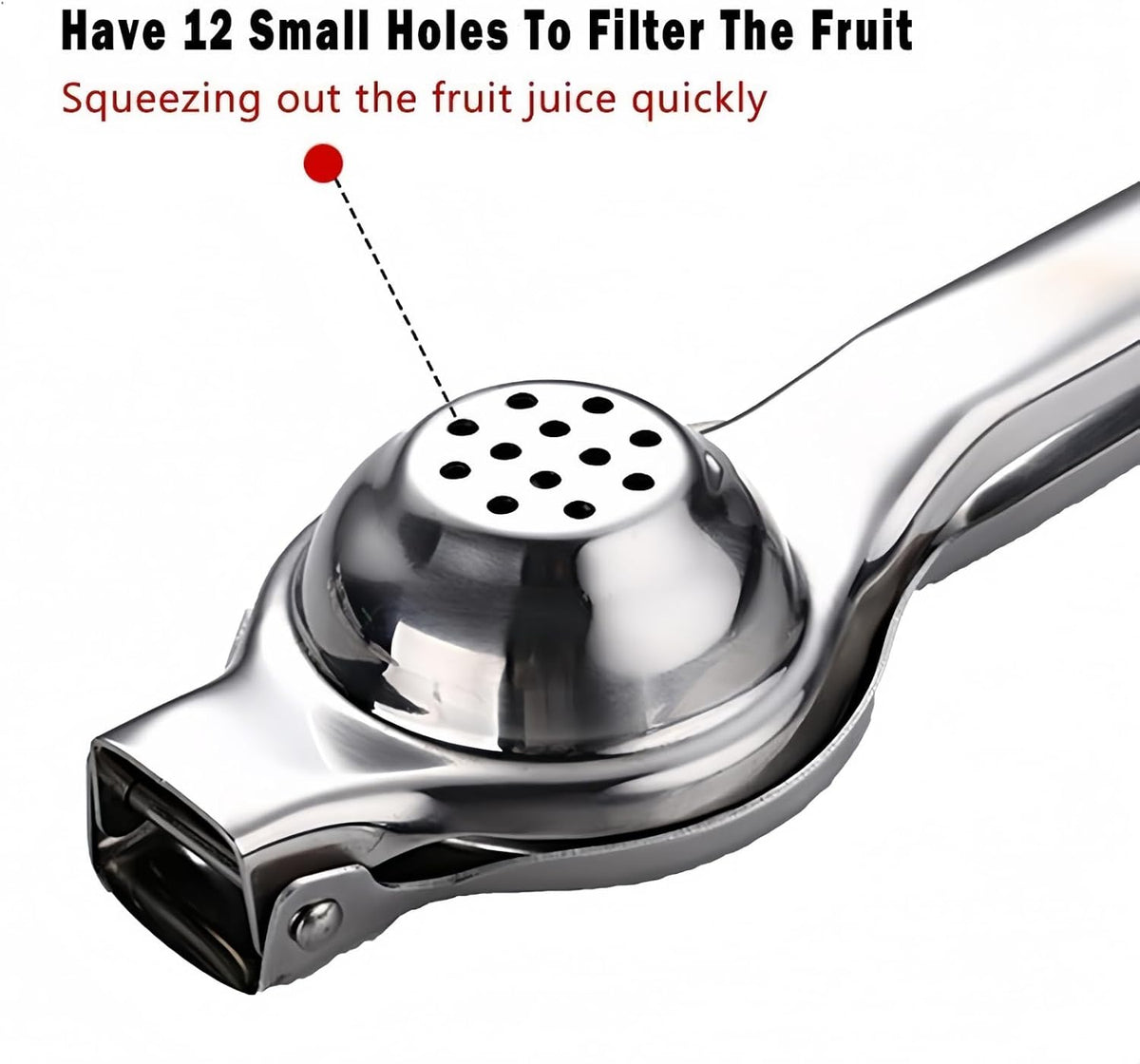 Jenkin Stainless Steel Manual Juicer Citrus Lemon Squeezer,Fruit Juicer Lime Press Metal,Professional Hand Juicer Kitchen Tool