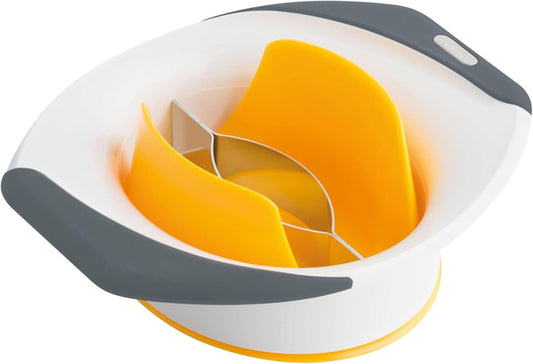Slice & Peel Mango Tool - Mango Slicer, Peeler and Pit Remover Tool - Mango Cutter with Stainless Steel Microblades - Dishwasher-Safe Kitchen Tool & Gadget