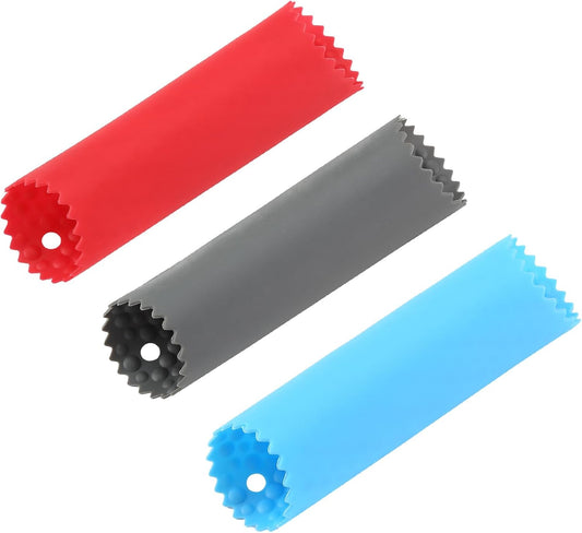 3PCS Silicone Garlic Peeler Tube Set, Kitchen Garlic Skin Remover Tool, Multi-Color (multi-color 2)
